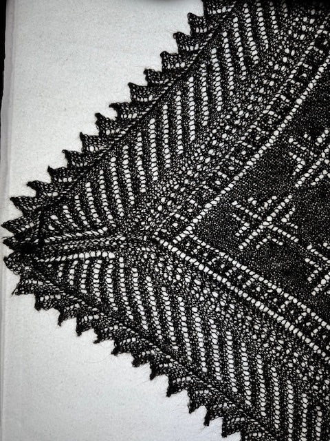 Orenburg downy neckerchief KGO-9, 100x140x100 cm