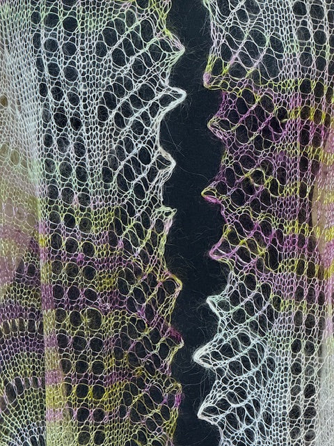Downy shawl ( Palantine ) #167, 200x70 cm