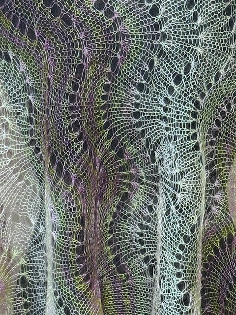 Downy shawl ( Palantine ) #167, 200x70 cm