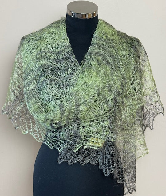 Downy shawl ( Palantine ) #99, 200x80 cm
