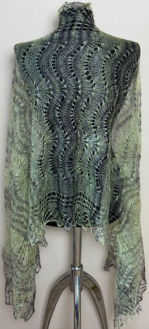 Downy shawl ( Palantine ) #99, 200x80 cm