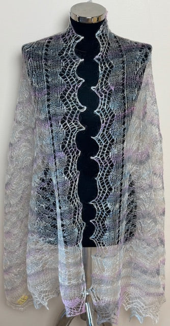 Downy shawl ( Palantine ) #98, 180x70 cm