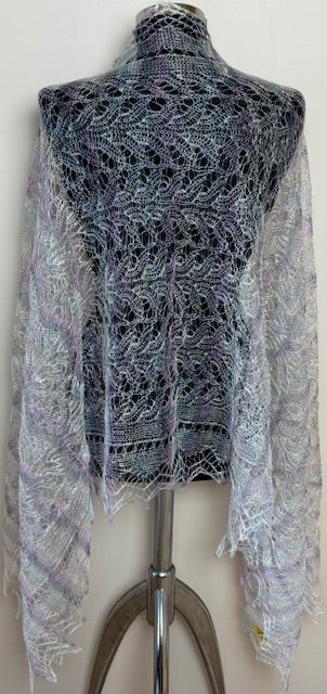 Downy shawl ( Palantine ) #98, 180x70 cm