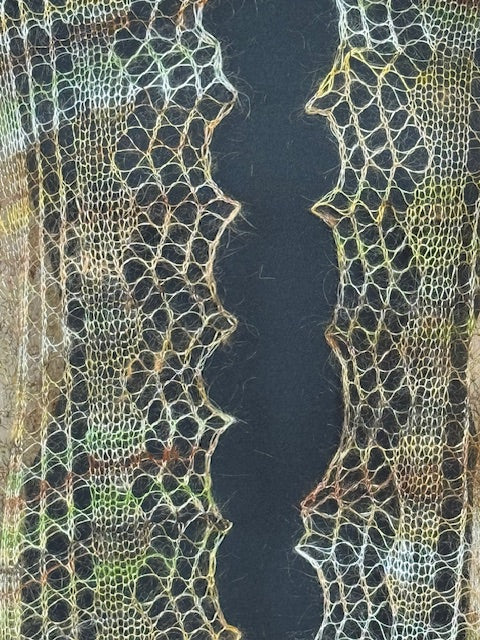 Downy shawl ( Palantine ) #95, 180x80 cm