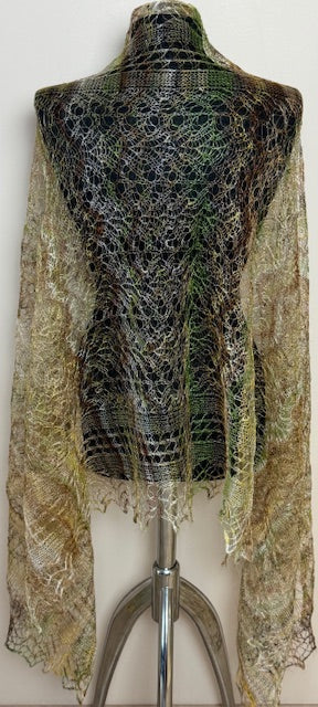 Downy shawl ( Palantine ) #95, 180x80 cm