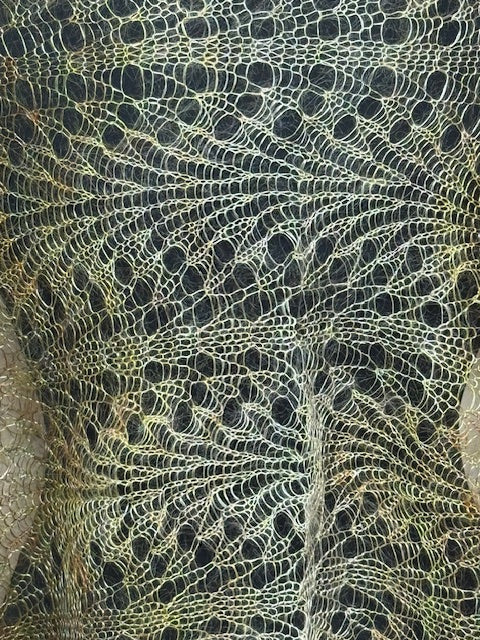 Downy shawl ( Palantine ) #173, 180x90 cm