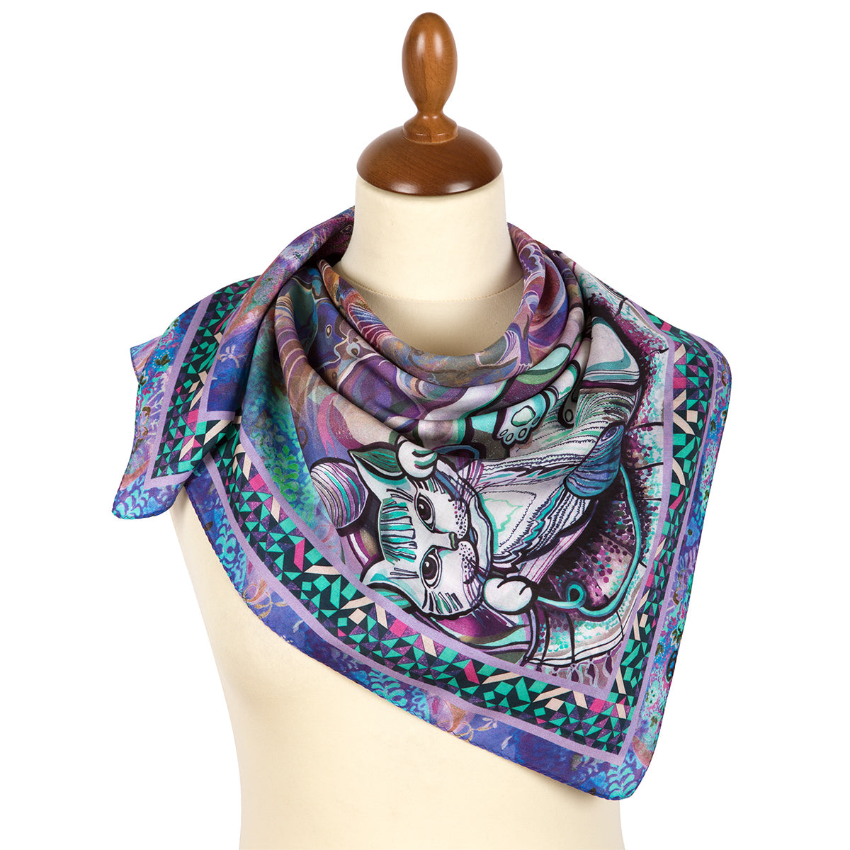 Viscose kerchief "10195" 10195-15