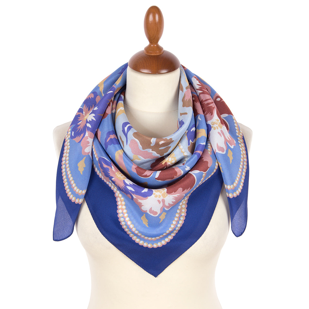 Zīda lakats «Klematīses» 1201-13