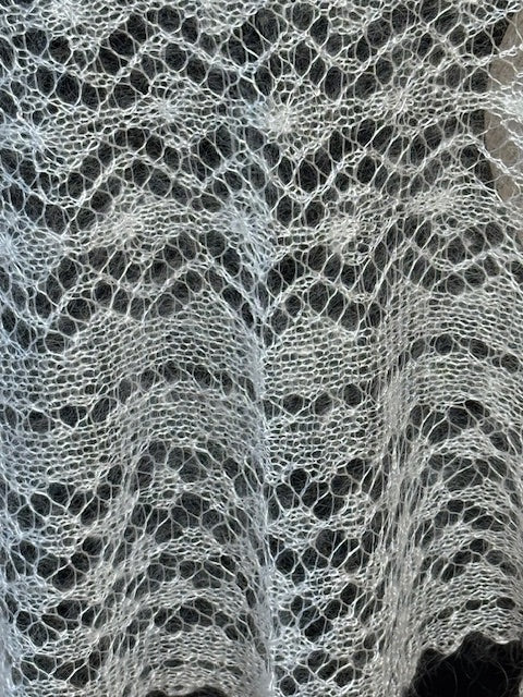 Orenburgas šalle-palantine SWO-11, 120x60 cm