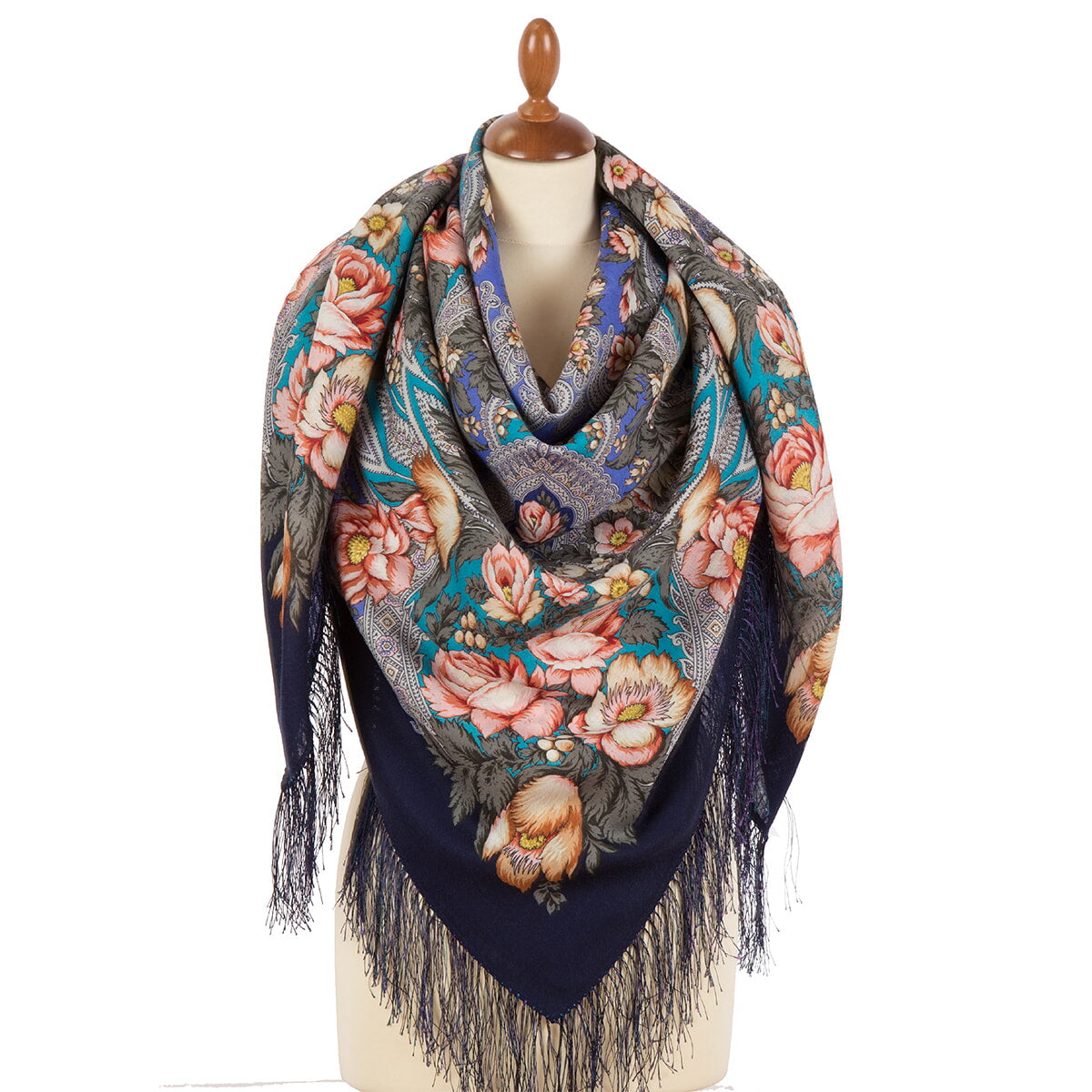 Шаль «Песня сказочного леса» 1880-65