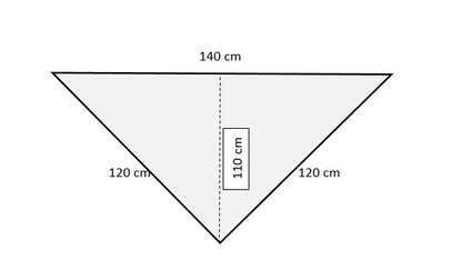 Orenburg downy neckerchief  KWO-14, 120x140x120 cm