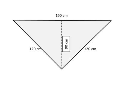 Orenburg downy neckerchief  KWO-12, 120x160x120 cm