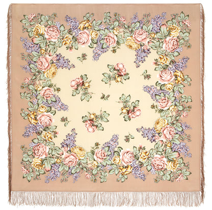 Silk shawl "Flavor of Love" 1378-1