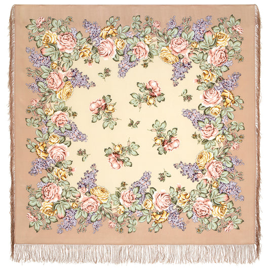 Silk shawl "Flavor of Love" 1378-1