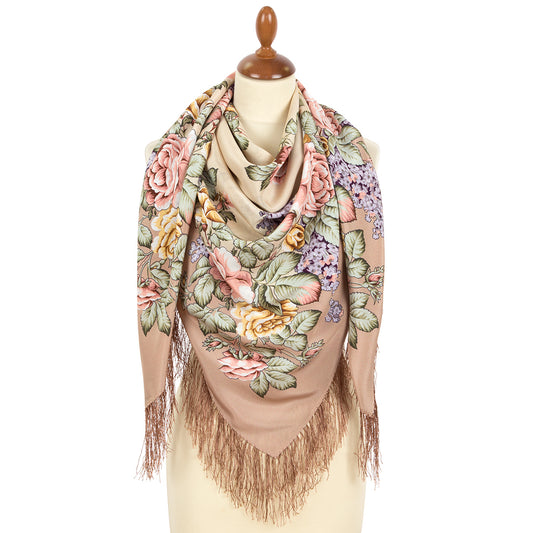 Silk shawl "Flavor of Love" 1378-1
