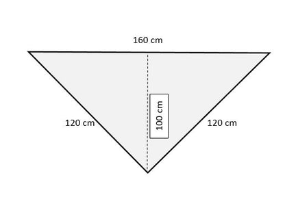 Orenburg downy neckerchief  KWO-6, 120x160x120 cm