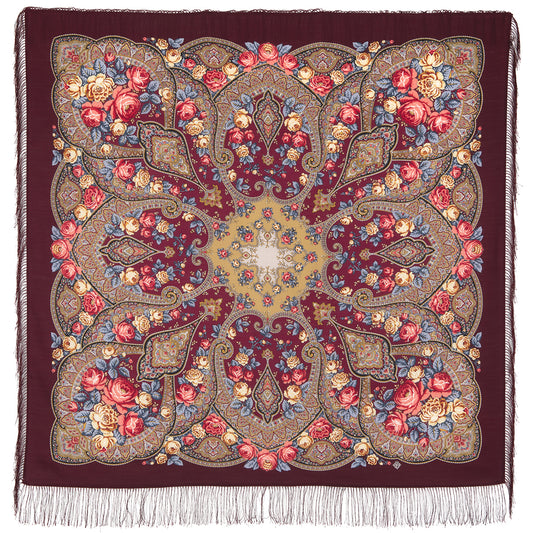 Shawl «Rose Valley» 1639-7