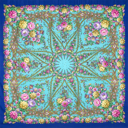 Shawl «Meteor Shower» 1640-13