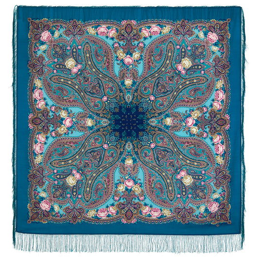 Shawl "Evening in the estate" 1671-13