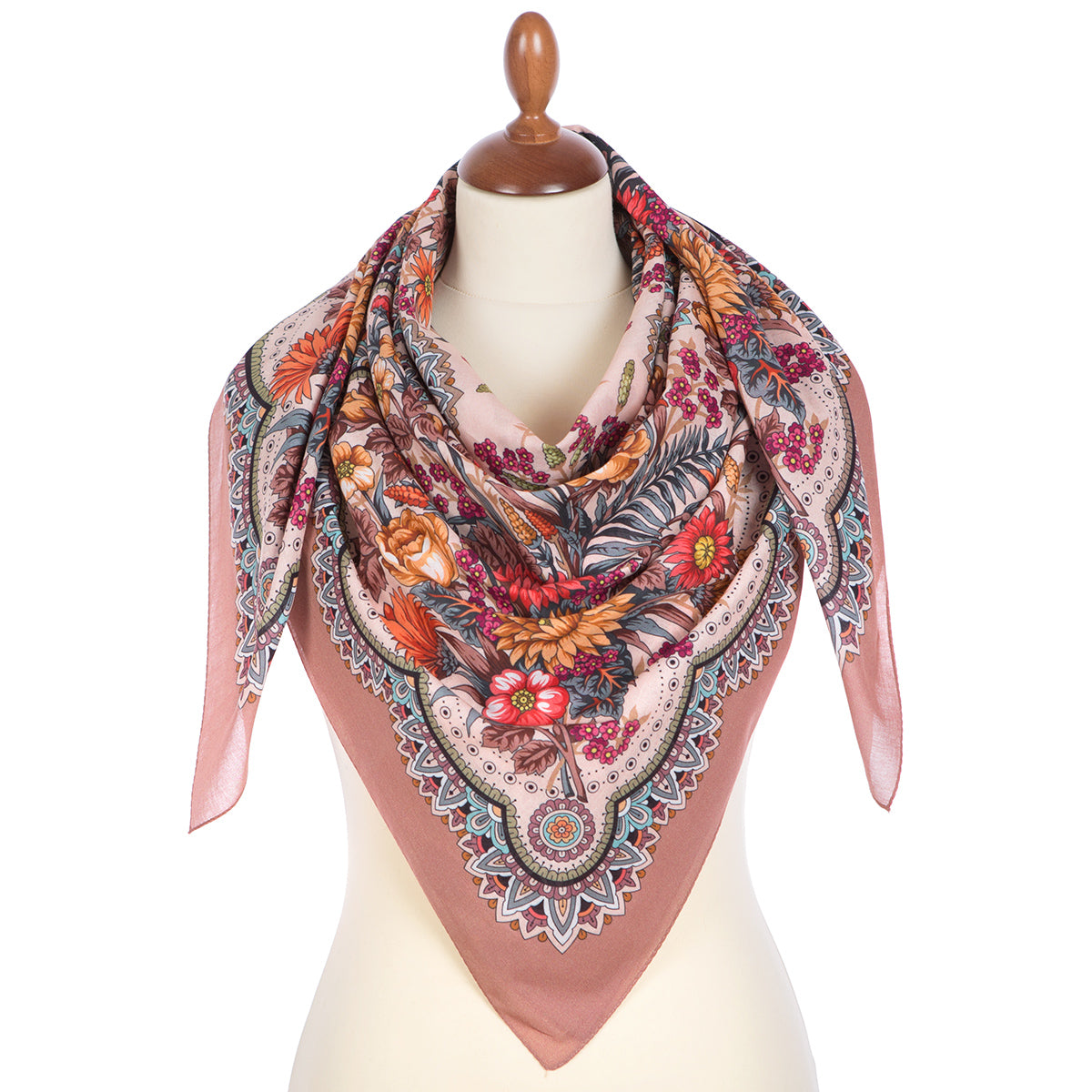 Сotton kerchief "Blooming Summer"