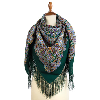 Shawl  "Gingerbread house"