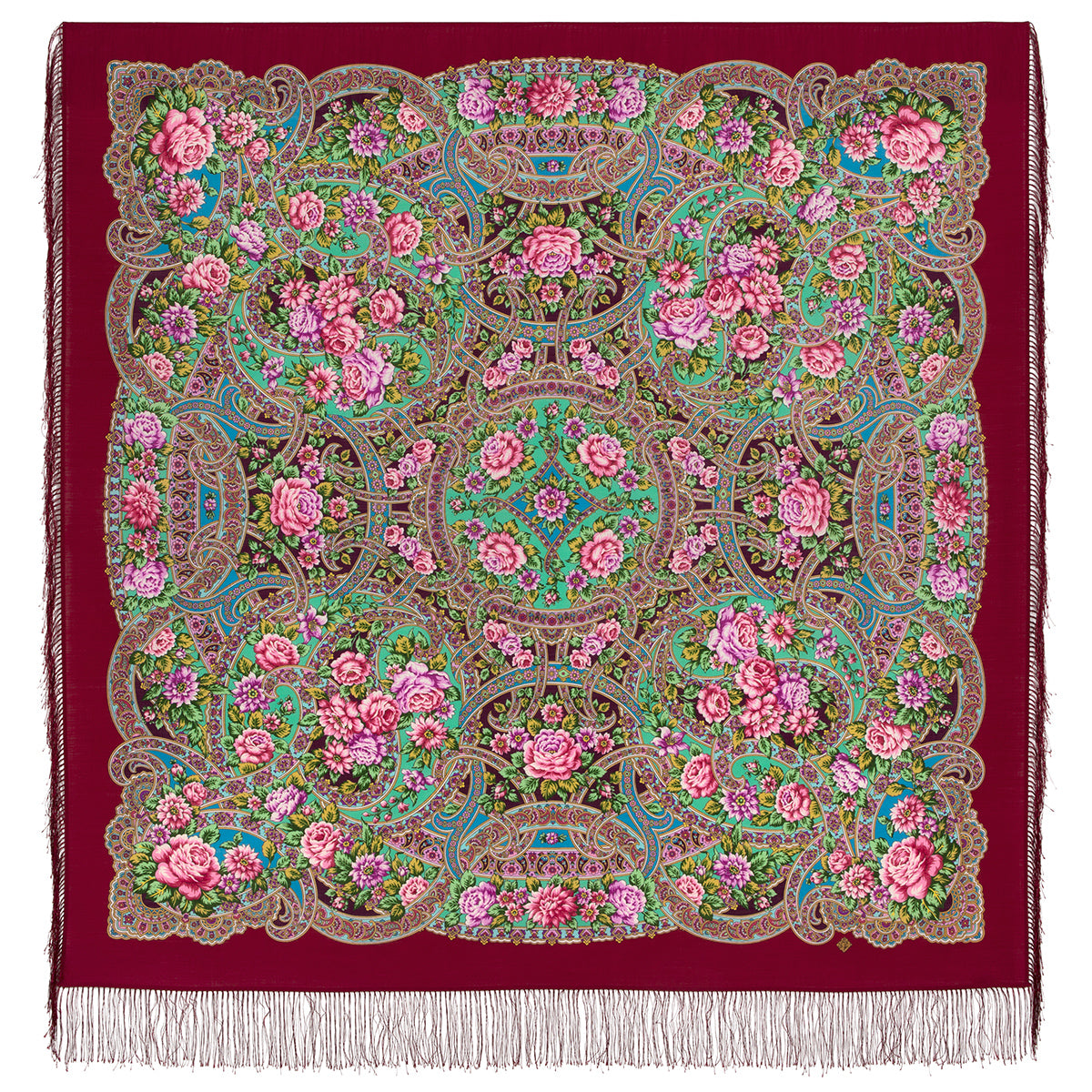 Shawl "Streets of Posad"