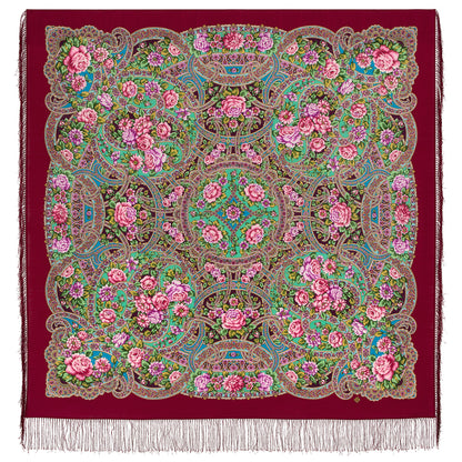 Shawl "Streets of Posad"