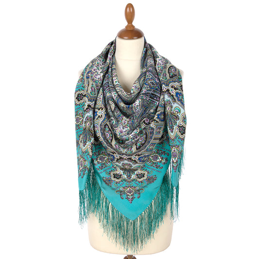 Silk shawl "Winter Sun" 1932-11