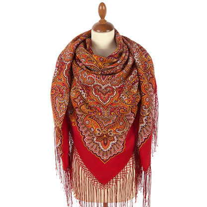 Shawl  "Fire Dance"