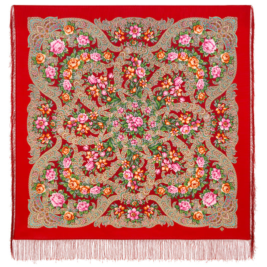 Shawl  "Next to dear home" 1980-5