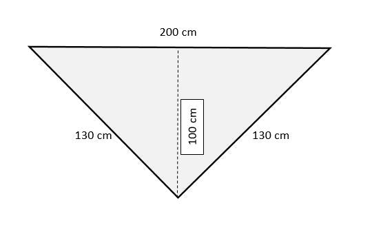 Uryupinsk downy neckerchief  # KW-219, 130x200x130 cm