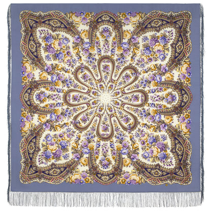 Shawl "Days of Love and Flowers" 2013-1
