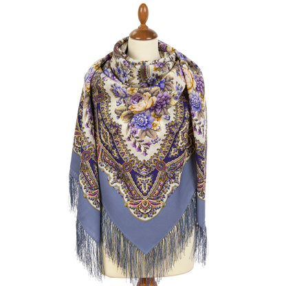 Shawl "Days of Love and Flowers" 2013-1