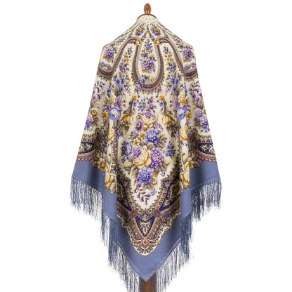 Shawl "Days of Love and Flowers" 2013-1