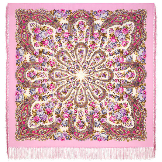 Shawl "Days of Love and Flowers"