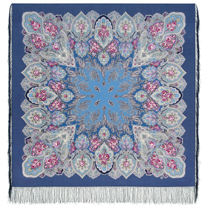 Shawl  "Winter Rose"