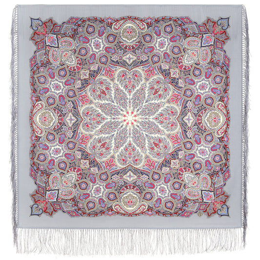 Kerchief "Winter Stars" 2077-1