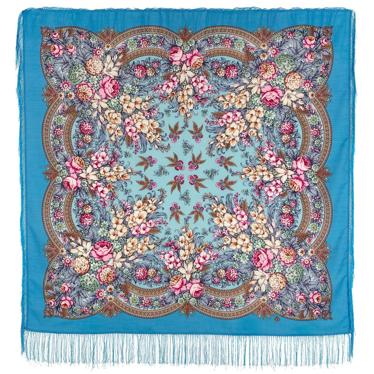 Shawl  "Golden days" 828-11