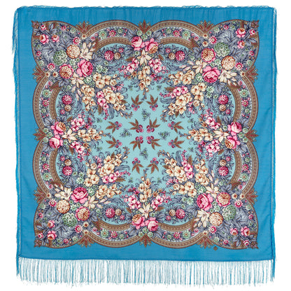 Shawl  "Golden days" 828-11