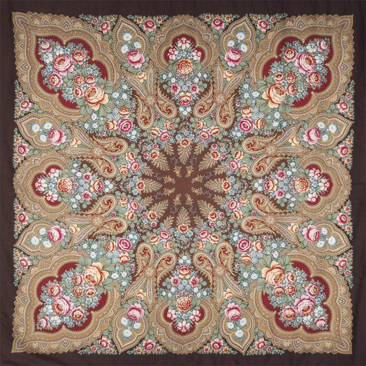 Shawl  "Summer in Pavlovo"
