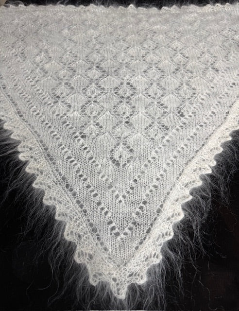 Uryupinsk downy neckerchief  # KW-54, 100x140x100 cm