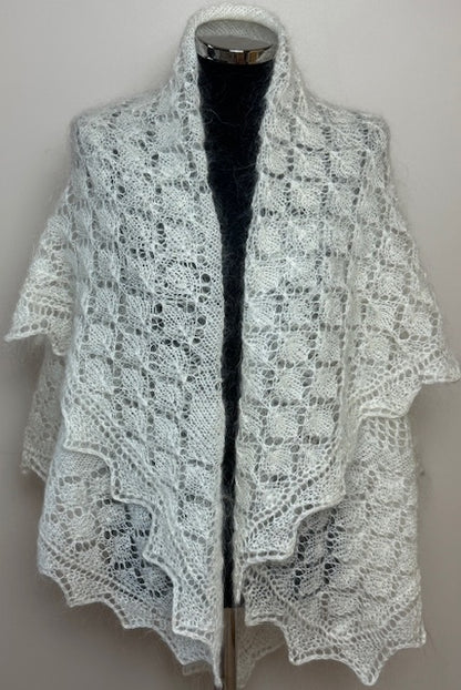 Uryupinsk dūnu šalle  #PW-41, 130x130 cm.