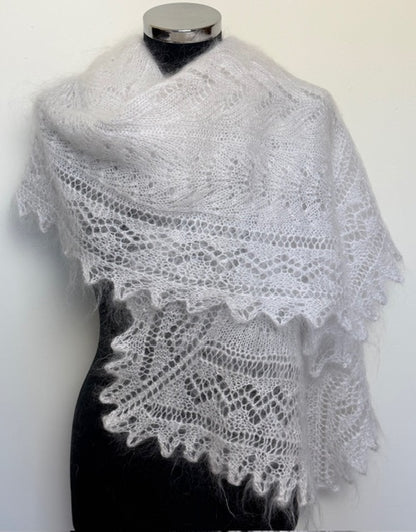 Uryupinsk downy shawl ( Palantine ) # SW-20, 160x50 cm