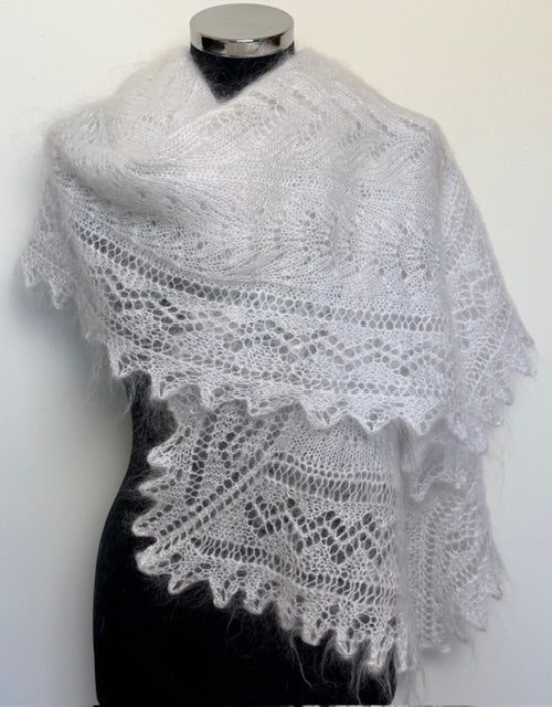 Uryupinsk downy shawl ( Palantine ) # SW-20, 160x50 cm