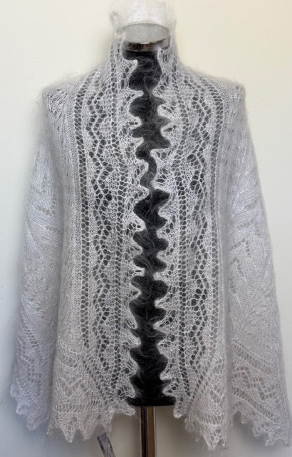 Uryupinsk downy shawl ( Palantine ) # SW-20, 160x50 cm