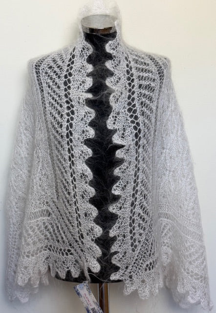 Uryupinsk downy shawl ( Palantine ) # SW-2, 160x50 cm