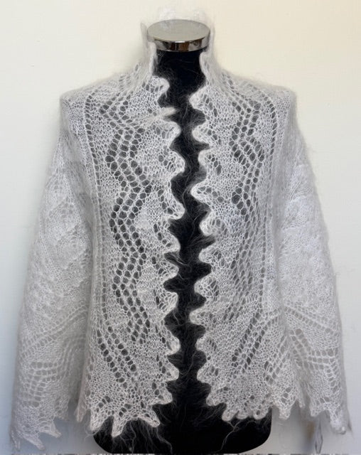 Uryupinsk downy shawl ( Palantine ) # SW-3, 140x50 cm