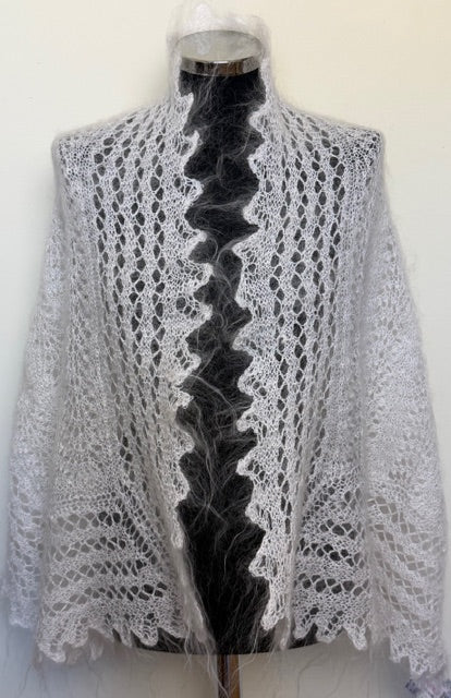 Uryupinsk downy shawl ( Palantine ) # SW-17, 150x60 cm