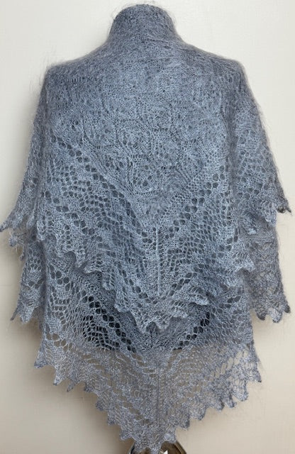 Uryupinsk downy shawl  #PG-77, 130x130 cm