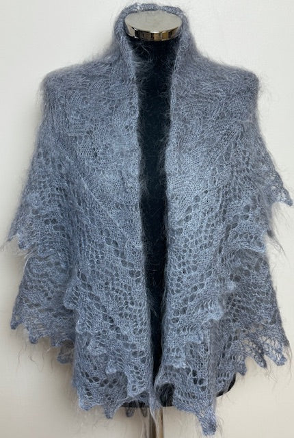 Uryupinsk downy shawl  #PG-92, 130x130 cm